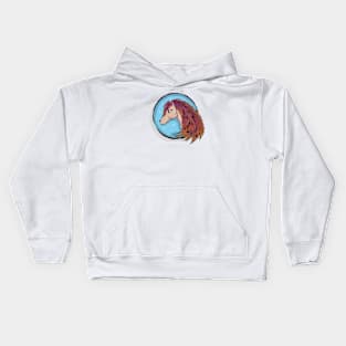 Colorful horse Kids Hoodie